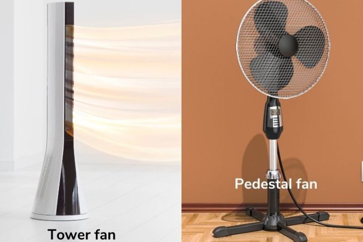 are tower fans or pedestal fans better​