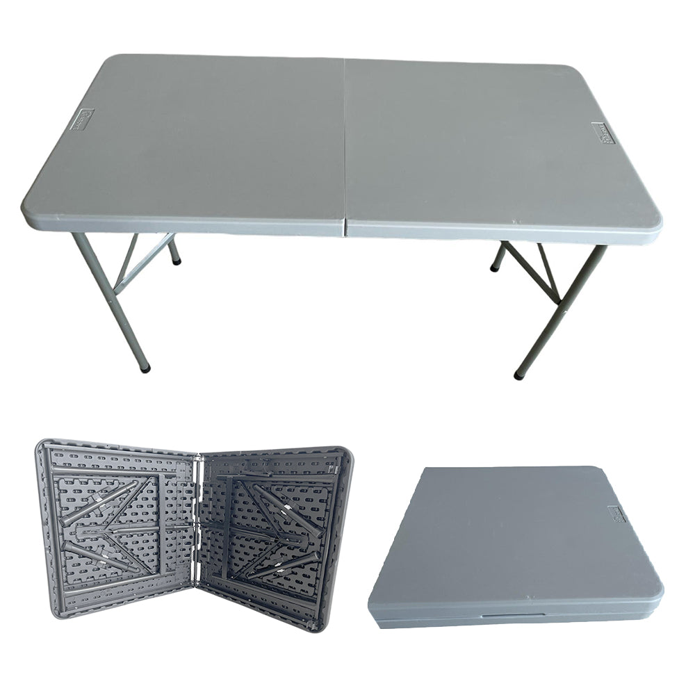 4Ft folding grey table