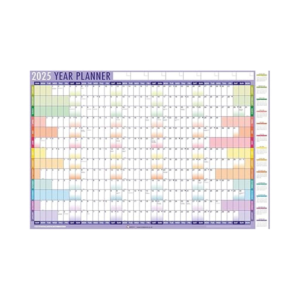 2025 Year Wall Planner A1 Large