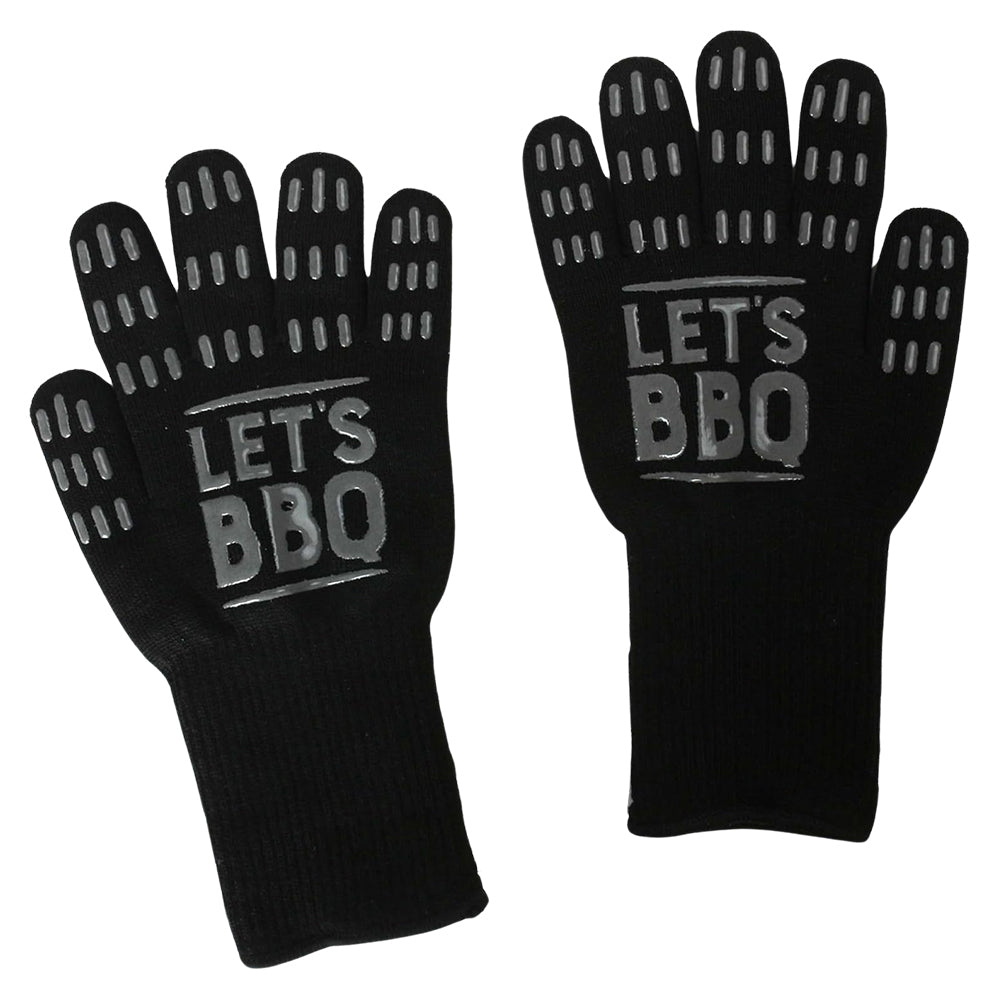 Heat Resistant BBQ Gloves - Black