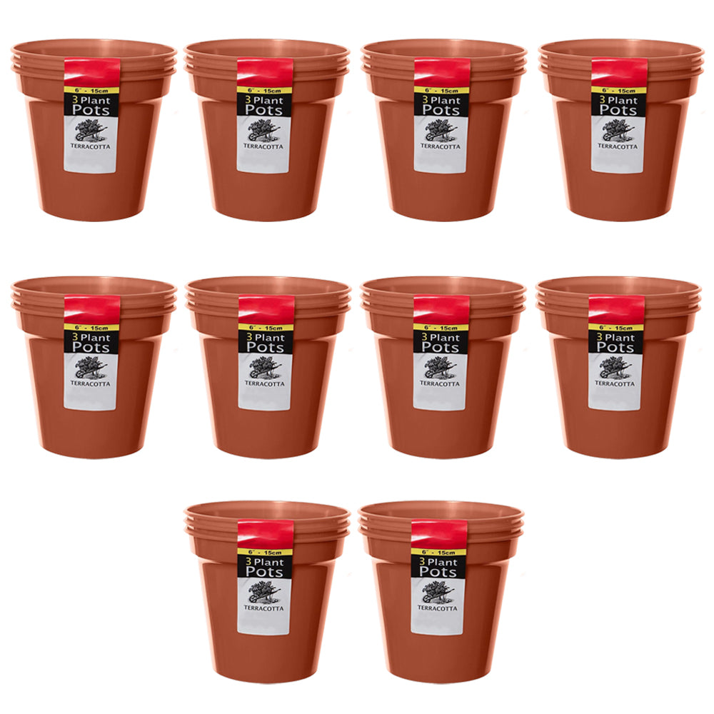 Set of 3, 10 Pack Garden Pots