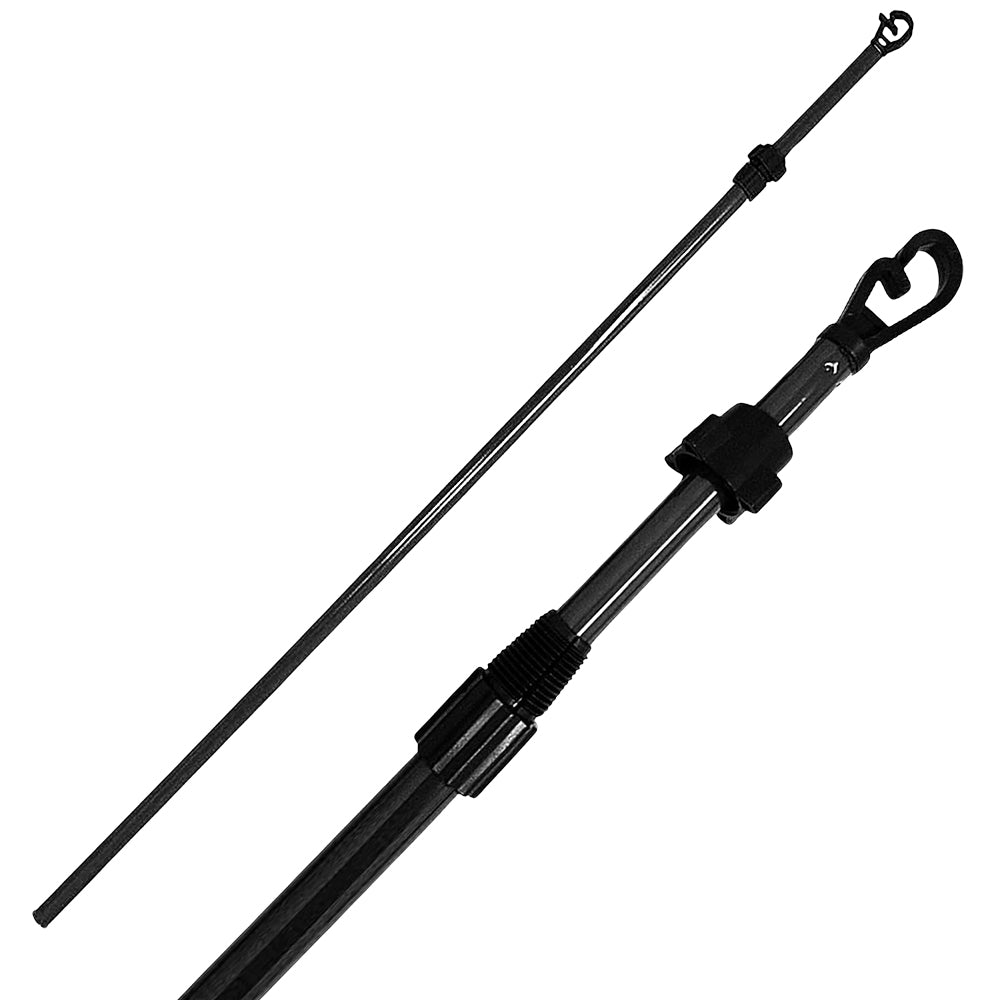 Extending Washing Line Prop Pole - Black