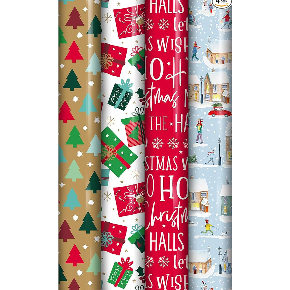 4x7 M Christmas Gift Wrapping Paper Roll