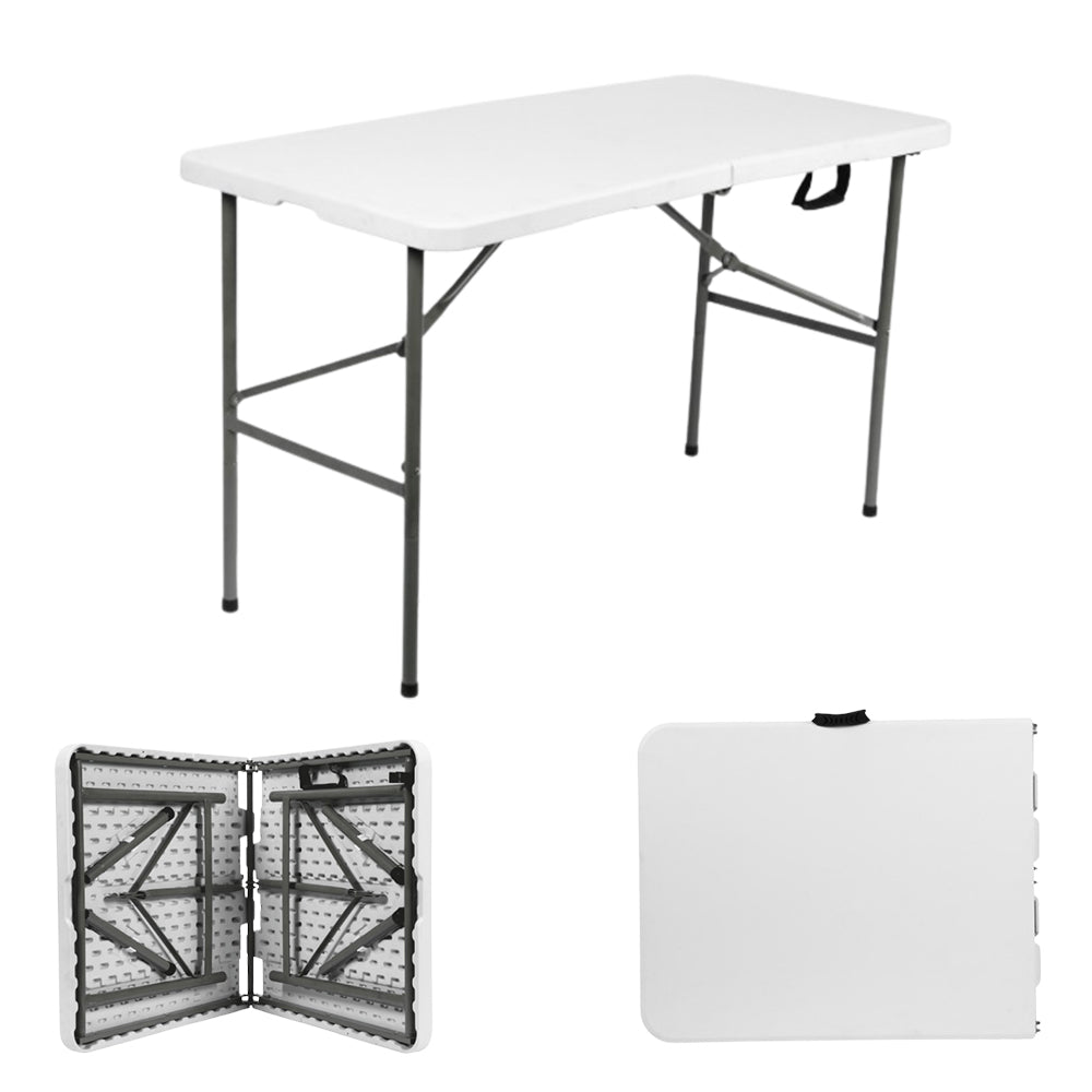 4Ft White Heavy Duty Folding Table