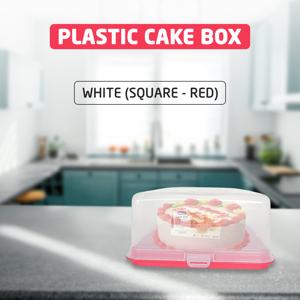 Square Plastic Cake Box