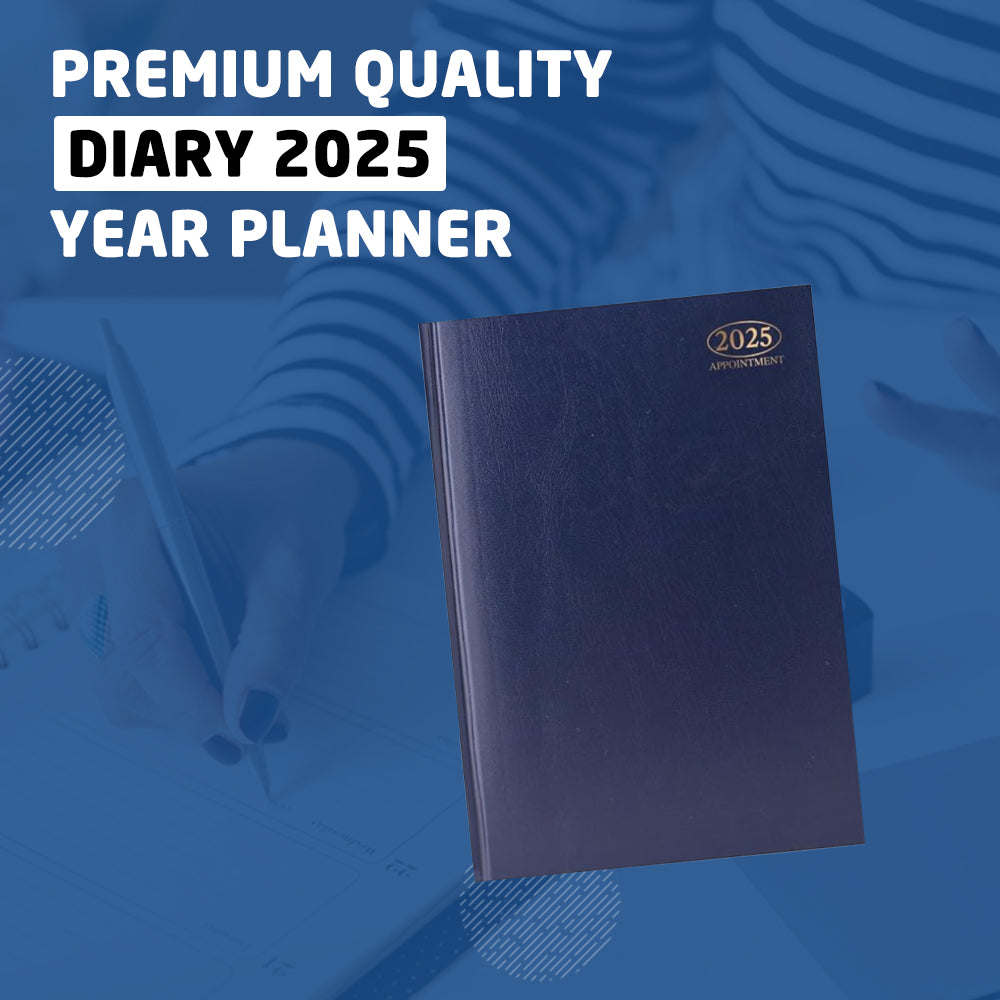 2025 Premium Quality A4 Day to Page Appointment Diary - Year Planner