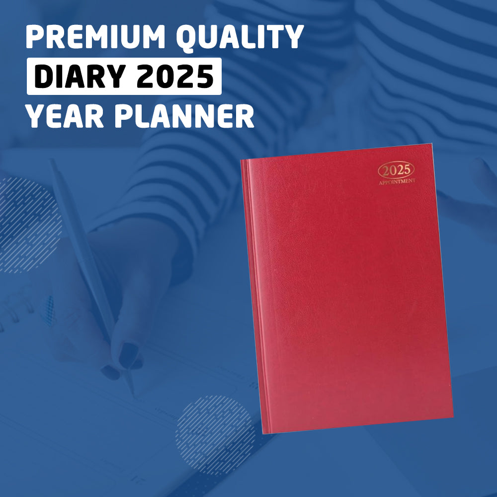 2025 Premium Quality A4 Day to Page Appointment Diary