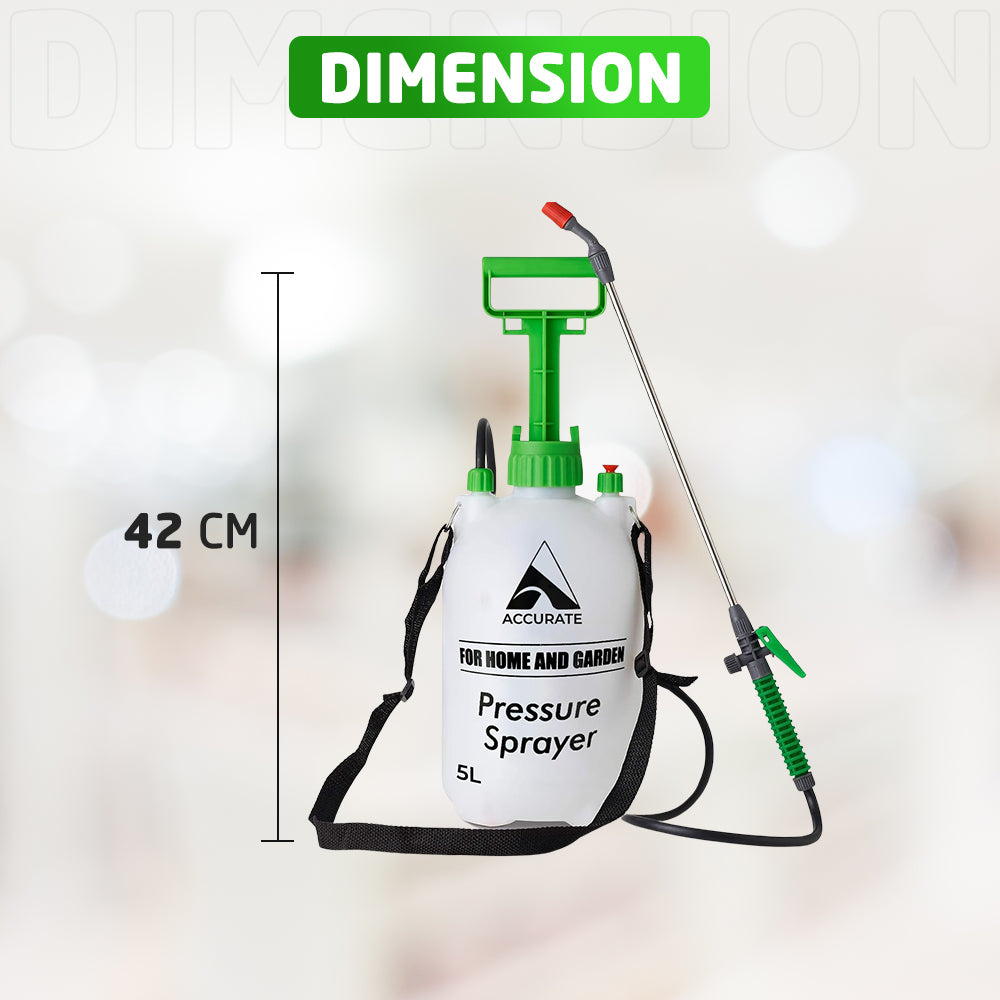 5 Liter Pressure Sprayer Dimension