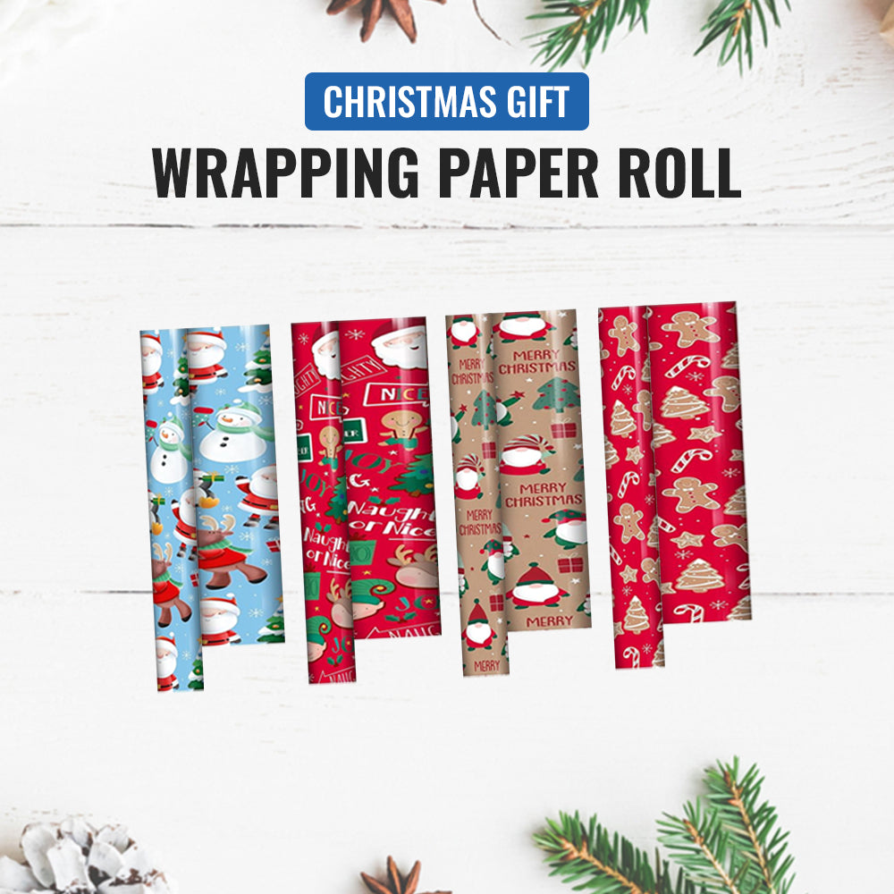 Christmas Gift Wrapping Paper Roll