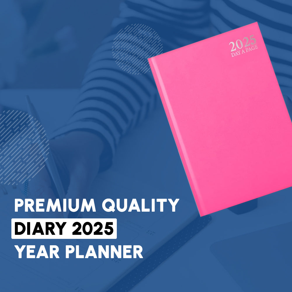 2025 Premium Quality A5 Day to Page Diary