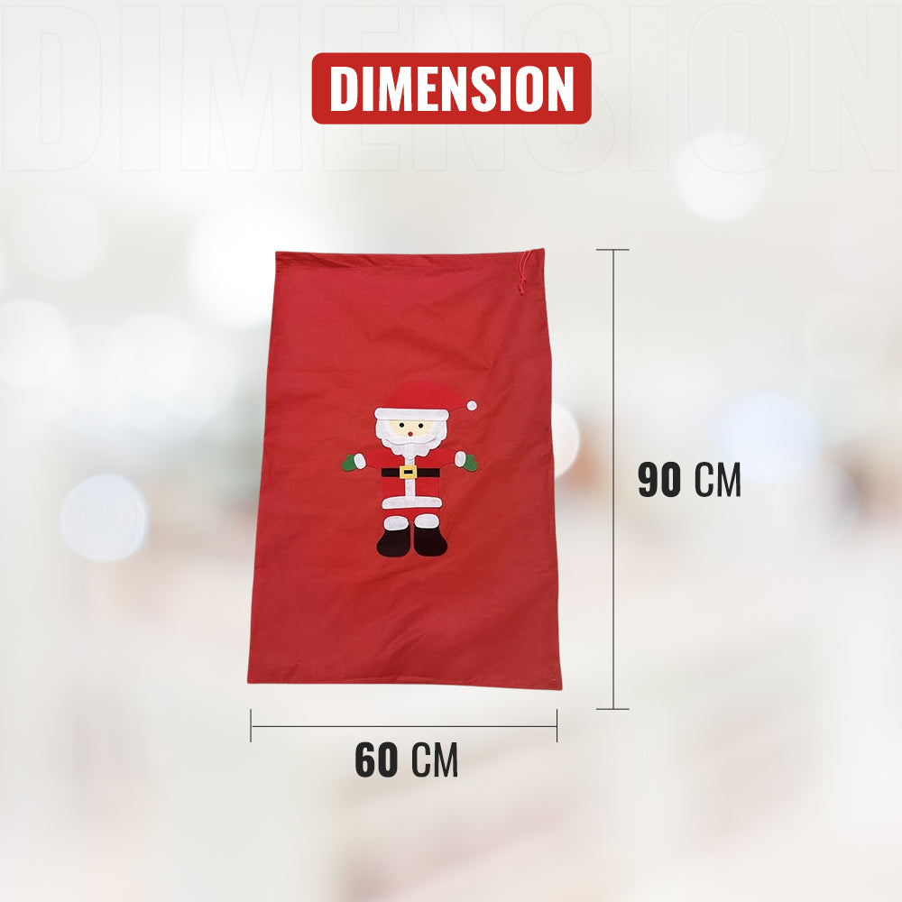 Deluxe Felt Christmas Santa Sack