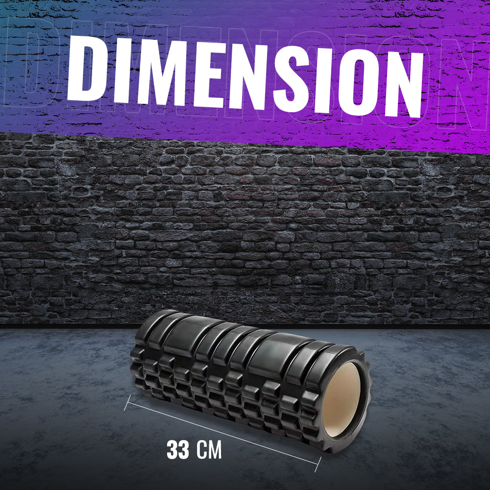 Dimension of Foam Roller - Black