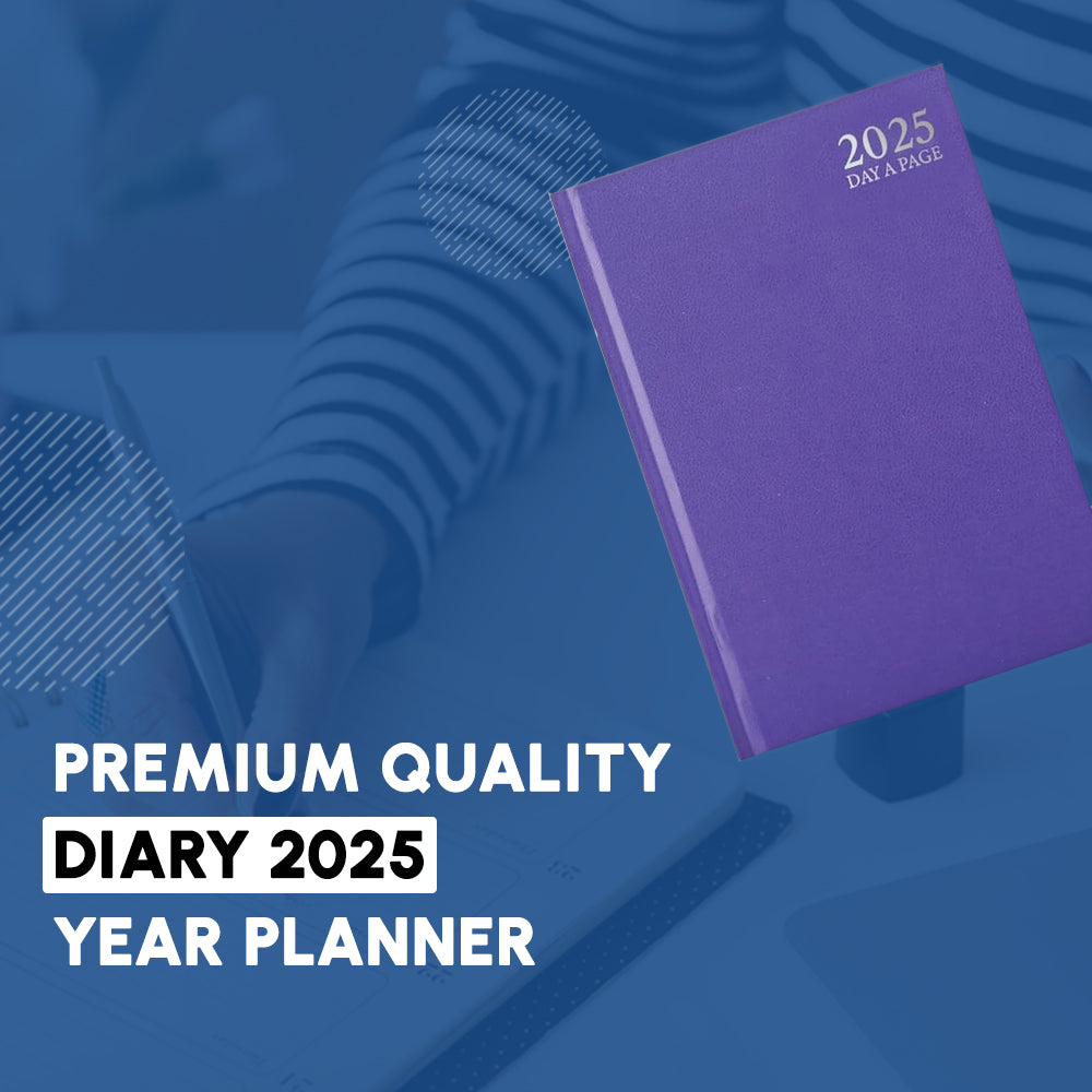 2025 Premium Quality A5 Day to Page Diary