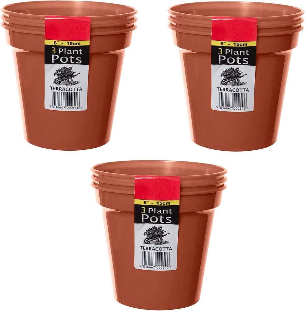 Set of 3, 3 Pack Garden Pots