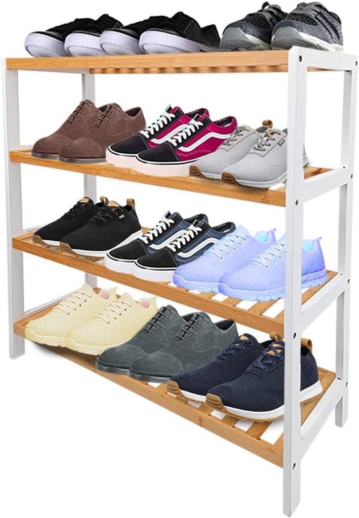 4 Tier Bamboo Shoe Rack