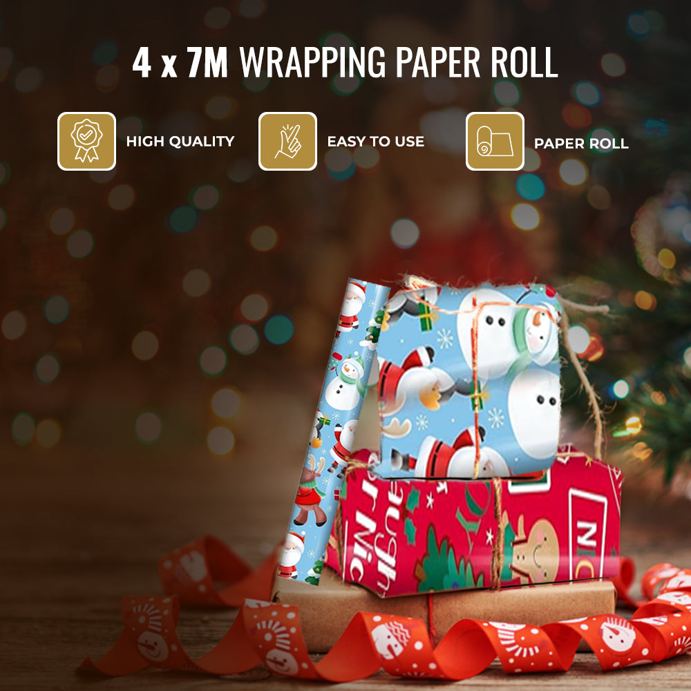 Christmas Gift Wrapping Paper Roll