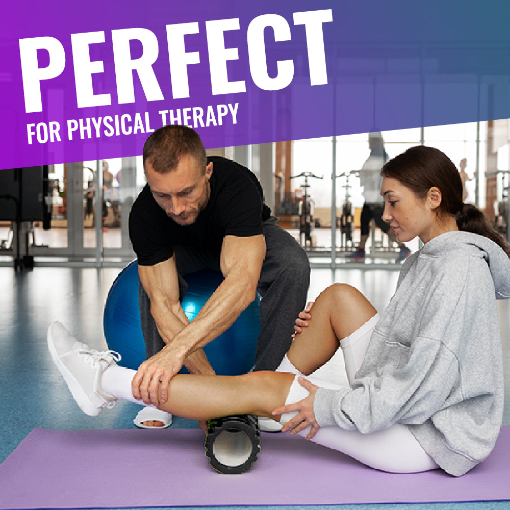 Black Foam Roller - Perfect for Physical Therapy