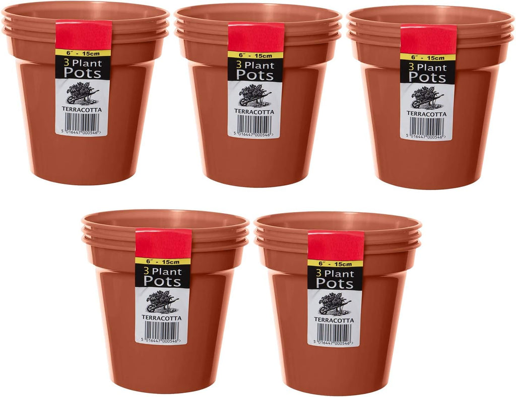 Set of 3, 5 Pack Garden Pots