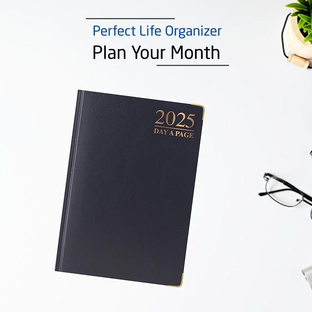 2025 A5 Day to Page Diary - Plan your month