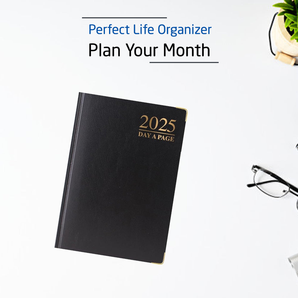 A6 Day To Page Diary 2025 - Plan Your Month