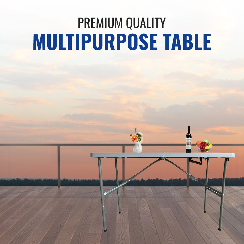 Multipurpose Grey Folding Table