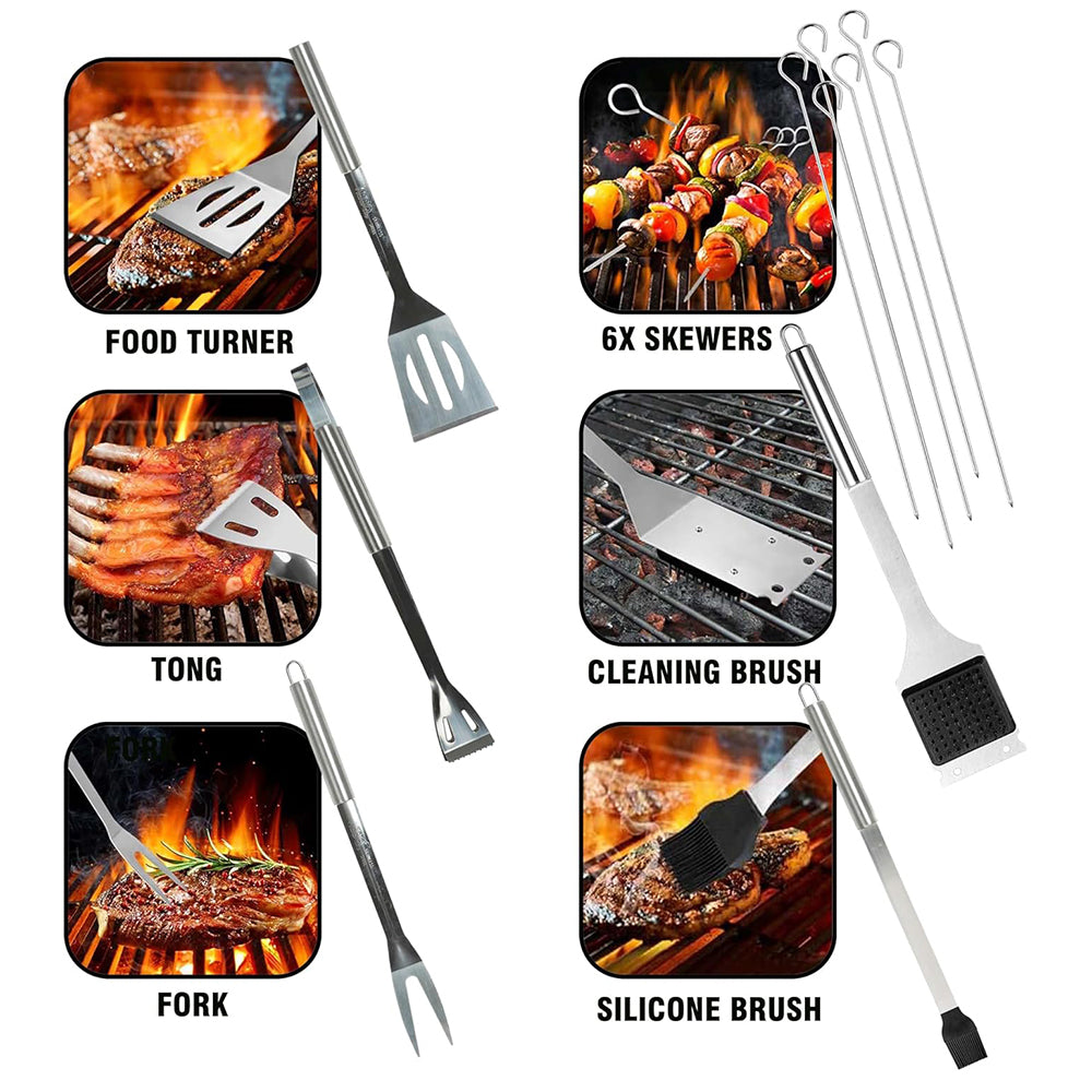 Stainless Steel Grill Tools Set