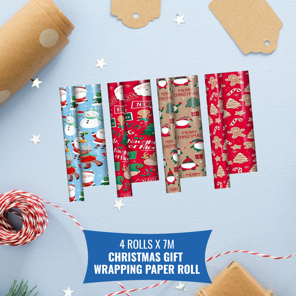 Christmas Gift Wrapping Paper Roll