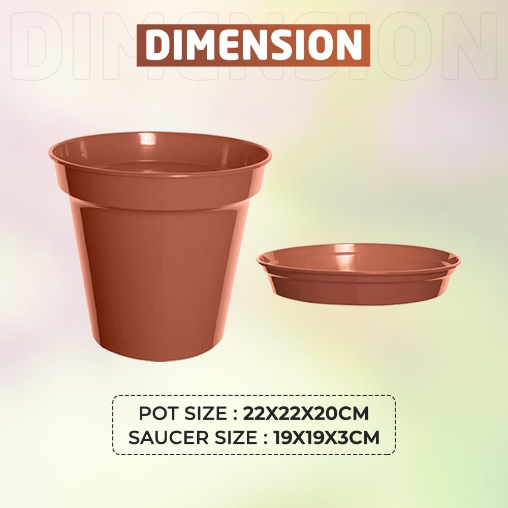 Dimension of 20 CM Garden Pot