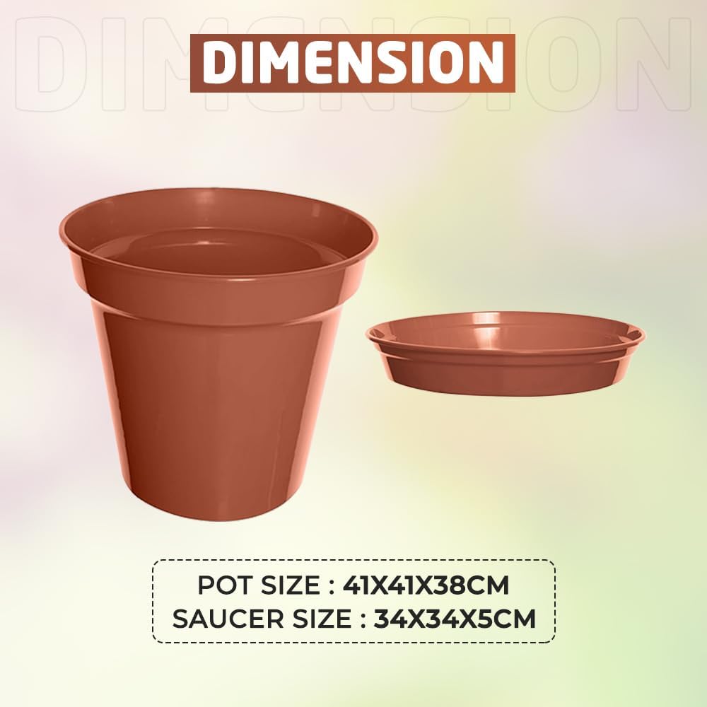 Dimension of 38 CM Garden Pot