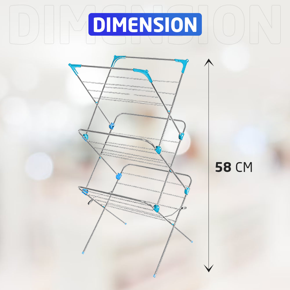 Dimension of 3 Tier Clothes Airer