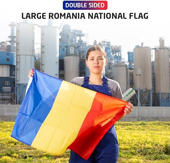 Romania National Flag Banner