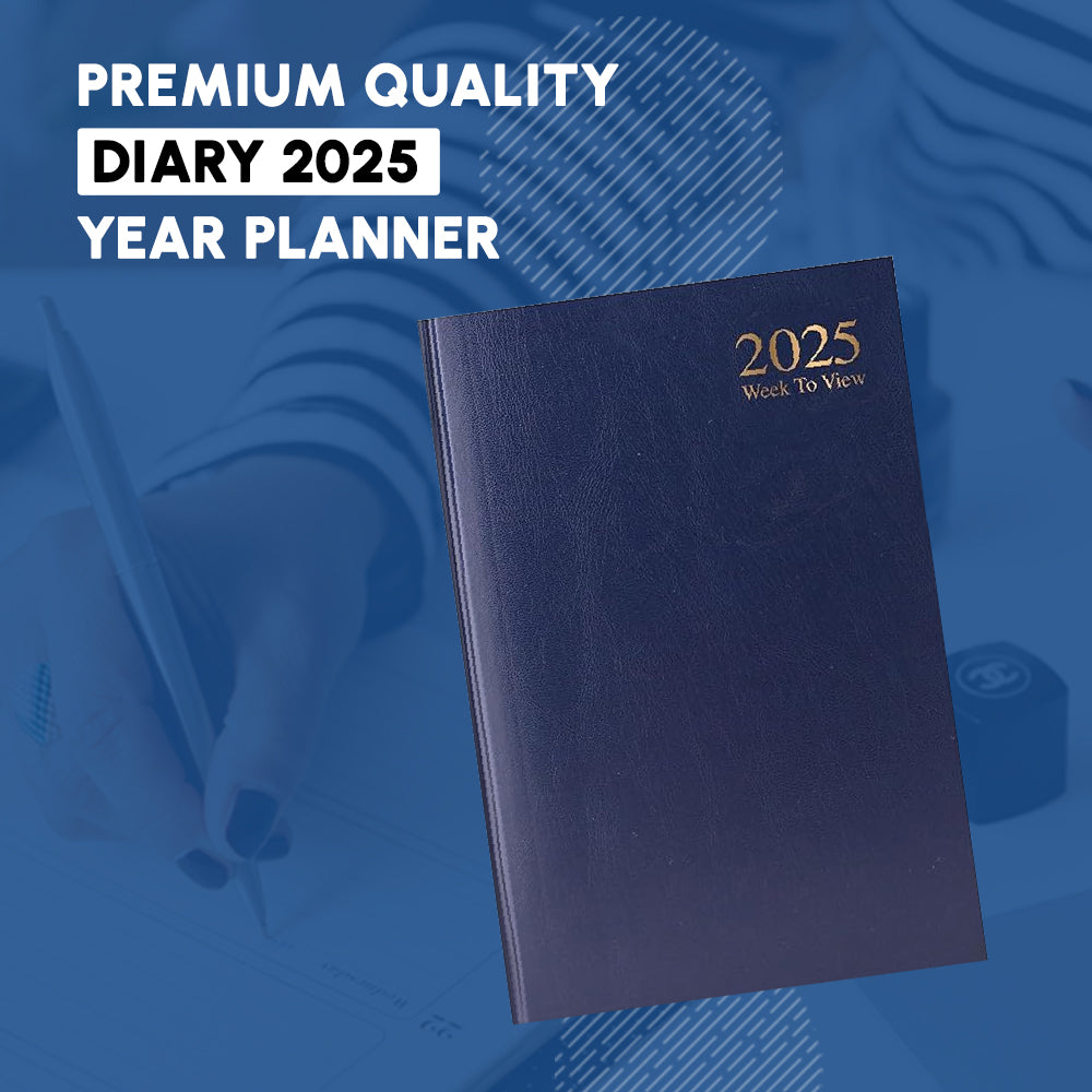 A5 Week to View Diary - Premium Quality Year Planner