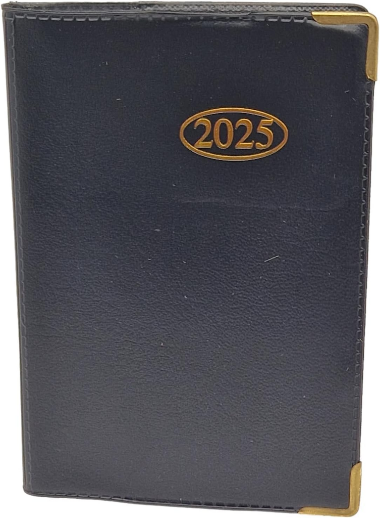 2025 Pocket Diary - A7 Week to View PVC Leather Effect