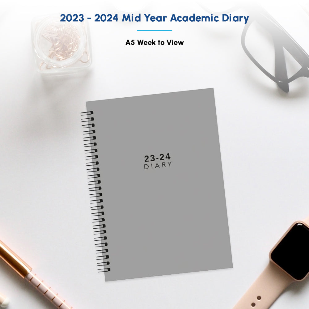 A5 Mid Year Diary 2023-2024